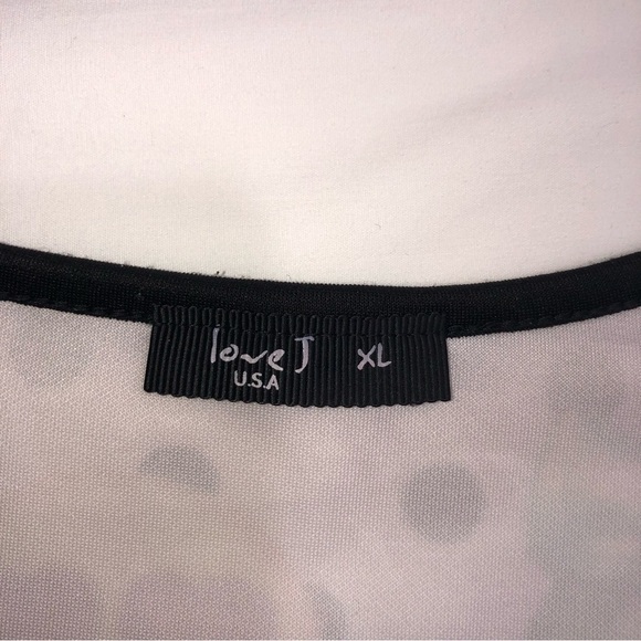 Love J USA Emoji Cropped Long Sleeve Top Polka Dot Size M/L - Picture 2 of 11